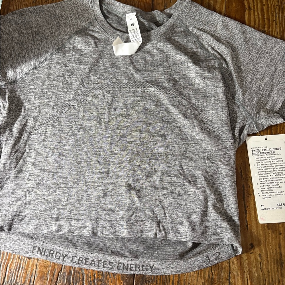 Lululemon Swiftly Tech 2.0 Cropped NWT
